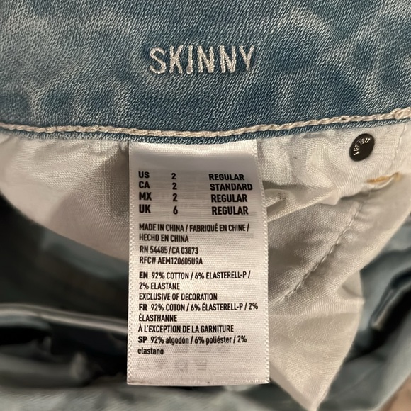 American Eagle Skinny Jeans. Women’s Size 2. - Picture 4 of 7